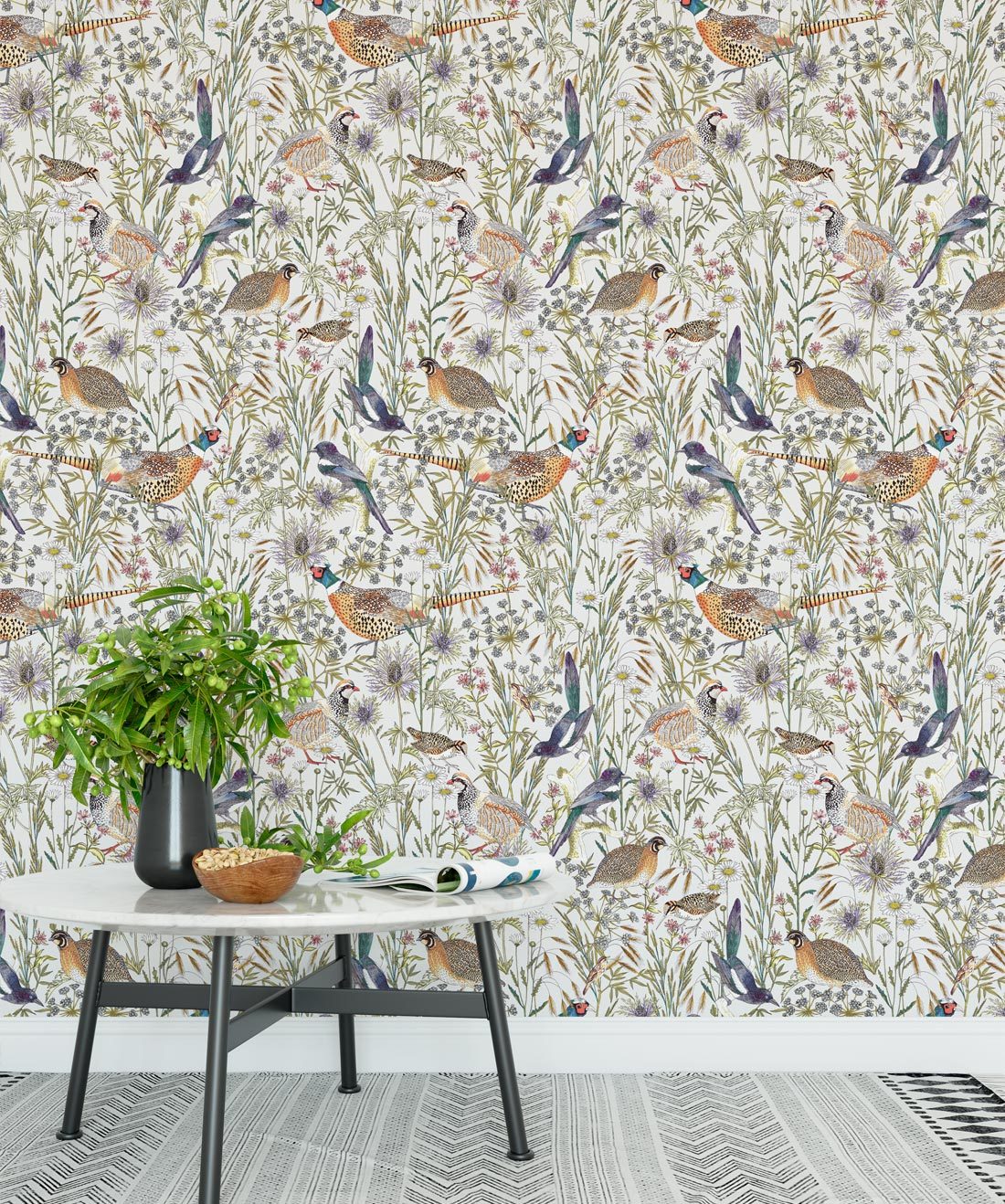 Woodland Birds Wallpaper • Milton & King UK