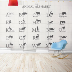 Animal Alphabet Mural