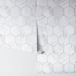 Marble & Copper Tiles Wallpaper - Image 3
