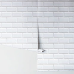White Subway Tiles Wallpaper - Image 3