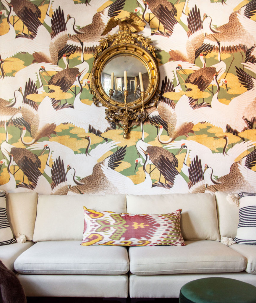 Cranes Wallpaper • Stunning Bird Design • Milton & King AUS