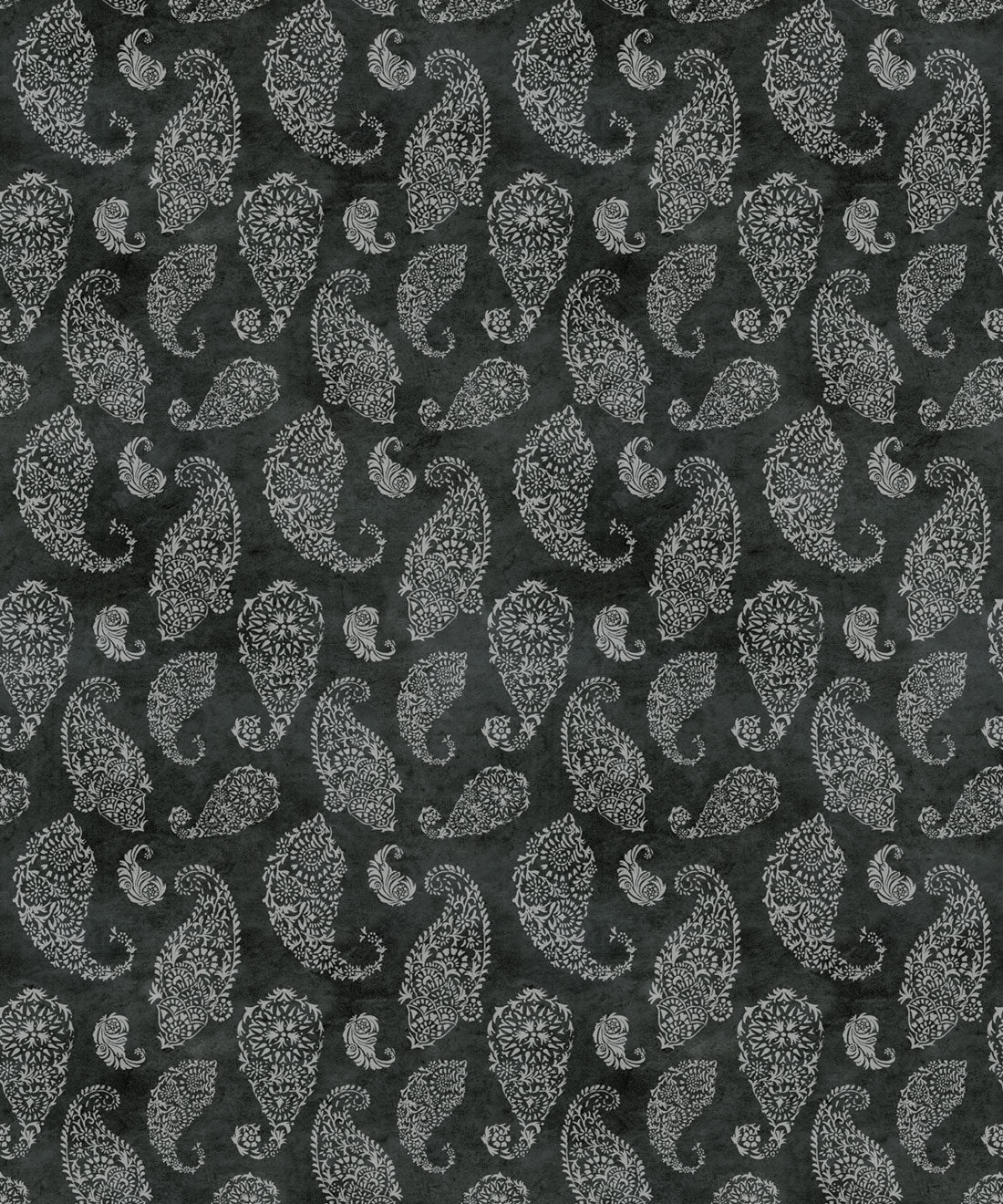 Paisley Wallpaper Charcoal