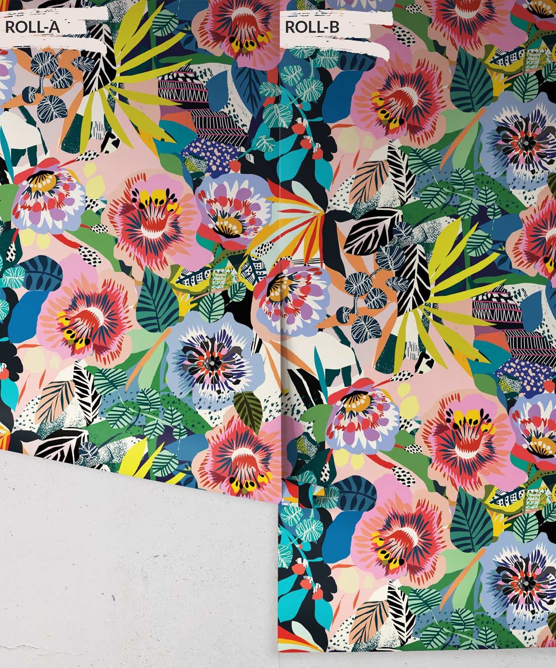 Summer Garden Colourful Floral Wallpaper by Kitty McCall, Milton & King Australia