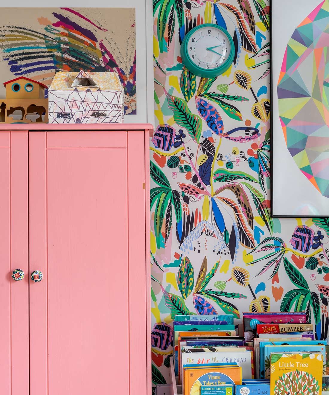 Wilderness wallpaper, colourful tropical wallpaper by kitty mccall, Milton & King, Australia