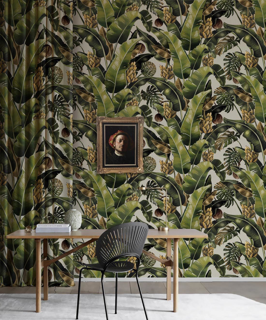 Kingdom Palm Del Rio • Tropical Leaf Wallpaper • Milton & King