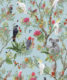 Australia Wallpaper • Cockatoos, Koalas, Parrots, Finches • Milton & King Australia • Aqua Wallpaper Swatch