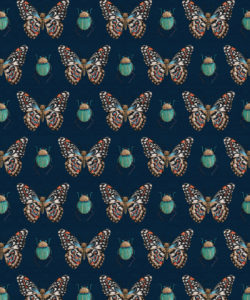 Bug & Butterfly Wallpaper • Milton & King Australia • Swatch