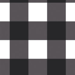 Mel's Buffalo Check Wallpaper • Black & White Plaid Wallpaper Swatch