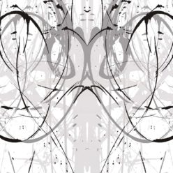 Penthu Wallpaper by Simcox • Color Black & White • Contemporary Wallpaper • swatch