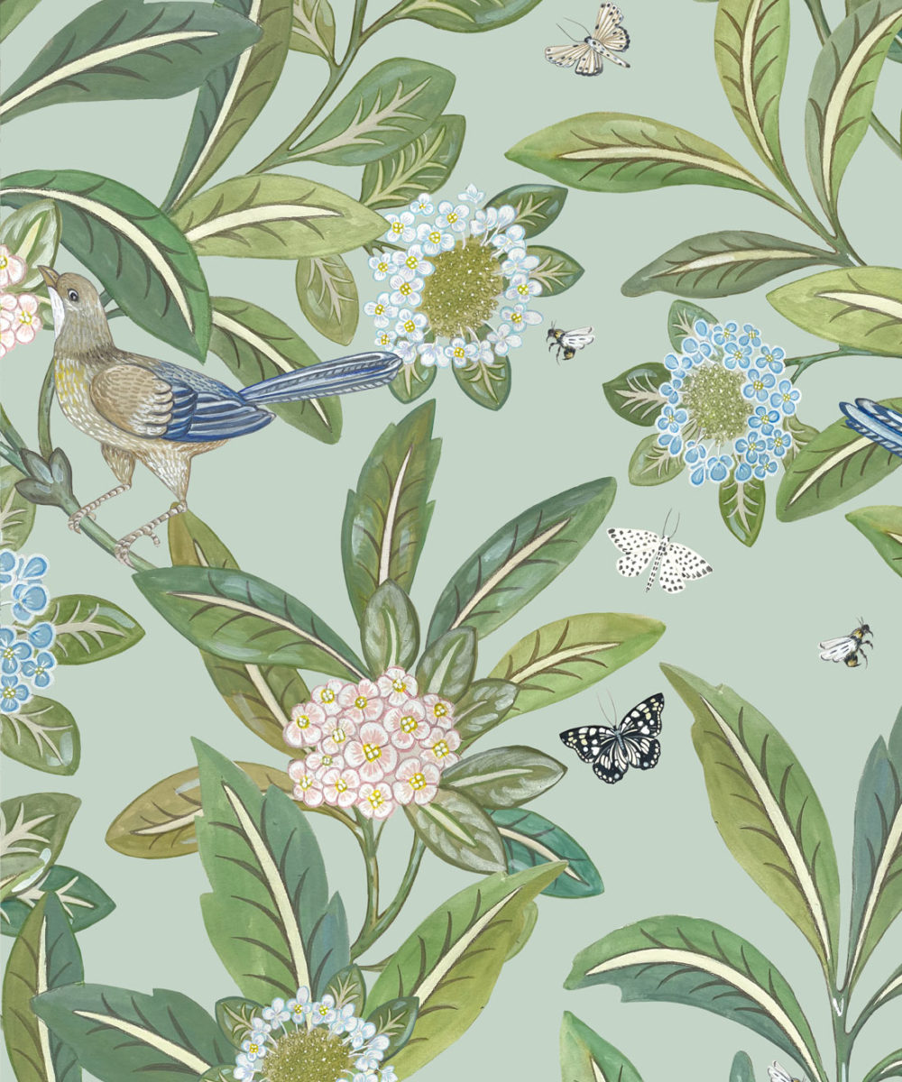 Sunny Garden Wallpaper • Beautiful Florals • Milton & King Australia