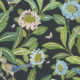 Summer Garden Wallpaper • Charcoal Wallpaper • Floral Wallpaper Swatch