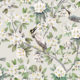 Victoria Wallpaper • Floral Wallpaper • Ivory Wallpaper • Swatch