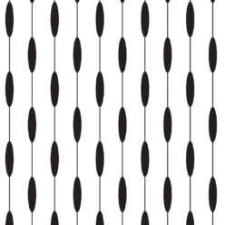Bowline Wallpaper • Geometric Wallpaper • Striped Wallpaper • Black & White Wallpaper • Swatch