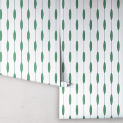 Bowline Wallpaper • Geometric Wallpaper • Striped Wallpaper • Green Wallpaper • Rolls