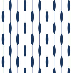Bowline Wallpaper • Geometric Wallpaper • Striped Wallpaper • Navy Wallpaper • Swatch
