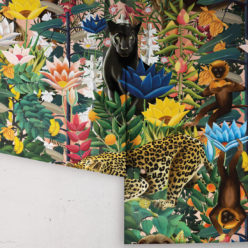 The Jungle Wallpaper • Animal Wallpaper • Botanical Wallpaper • Coral Wallpaper • Rolls