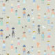 Paper Dolls wallpaper • Beige • Swatch