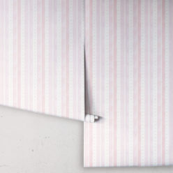 Star Stripe Wallpaper • Pink • Rolls