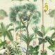 Indian Summer Wallpaper Mural •Bethany Linz • Palm Tree Mural • Beige • Swatch