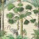 Kerala Palms Wallpaper Mural •Bethany Linz • Palm Tree Mural • Beige • Swatch