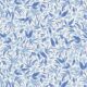 Gum Blossom Wallpaper • Blue Mono • Swatch