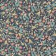 Gum Blossom Wallpaper • Blue Peach • Swatch