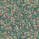 Gum Blossom Wallpaper • Green • Swatch