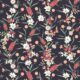 Bottlebrush Wallpaper • Grandmillenial Wallpaper • Charcoal • Swatch