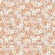 Flannel Flowers Wallpaper • Burnt Orange • Swatch