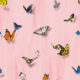 Papilio Wallpaper • Butterfly Wallpaper With Butterflies • Pink • Swatch