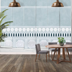 Fresco Mural • Powder Blue • Panel