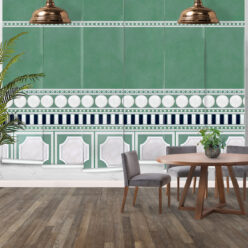 Fresco Mural • Powder Green • Panels