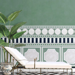 Fresco Mural • Powder Green • Insitu