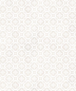Garden Tiles Wallpaper • Geometric Wallpaper • Cream • Swatch