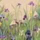 Iris Garden Mural • Pink • Swatch