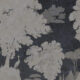 Tuscan Landscape Mural • Italian Wallpaper • Tree Wallpaper • Silhouette Wallpaper • Navy • Swatch