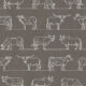 The Herd Wallpaper • Cow, Cattle, Farm Animals • Stone • Swatch