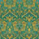 Damask Tulip Wallpaper • Citrine • Swatch