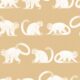 Squirrel Monkeys Wallpaper • Yellow • Swatch