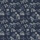 Dainty Wallpaper • Floral Wallpaper • Navy • Swatch