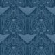 Manta Ray Wallpaper • Floral Wallpaper • Blue • Swatch