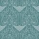 Manta Ray Wallpaper • Floral Wallpaper • Teal • Swatch