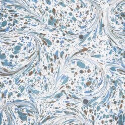 Marble Swirls Wallpaper • Blue • Insitu • Swatch