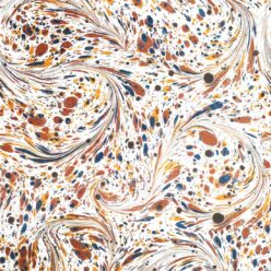 Marble Swirls Wallpaper • Caramel • Insitu • Swatch