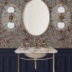 Marble Swirls Wallpaper • Marble Wallpaper • Chocolate • Insitu