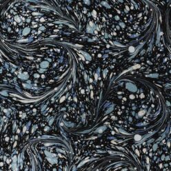 Marble Swirls Wallpaper • Charcoal • Navy • Swatch