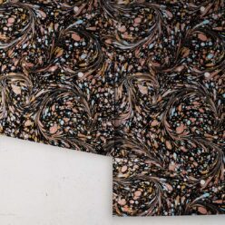 Marble Swirls Wallpaper • Marble Wallpaper • Orange • Rolls