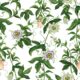 Passion Wallpaper • Wallpaper with Passion Fruit • White • Swatch