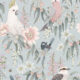 Bush Melody Wallpaper • Children's Wallpaper • Soft Blue • Swatch