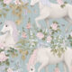 Field Of Dreams Wallpaper • Children's Wallpaper • Provincial Blue • Swatch